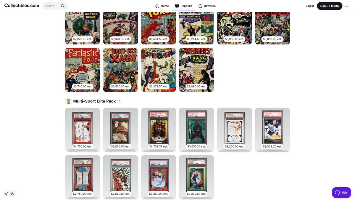 Repackz: the homepage